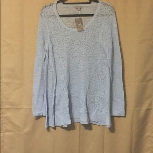 NWT J.Jill lace blouse
